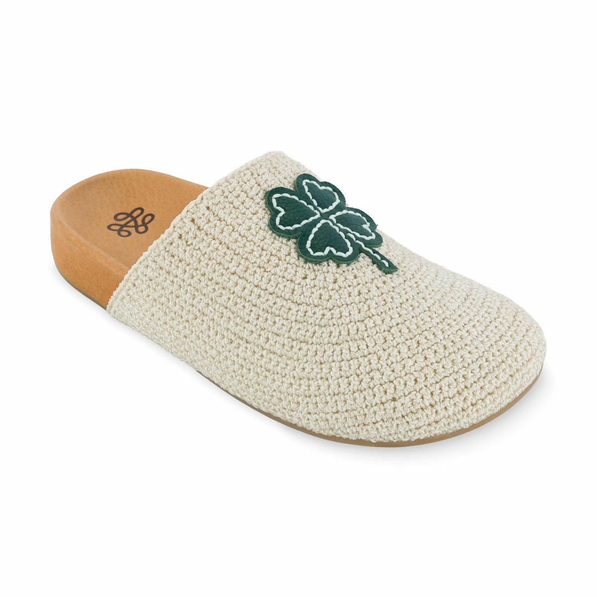 The Sak Bolinas Clog in Natural Clover Crochet
