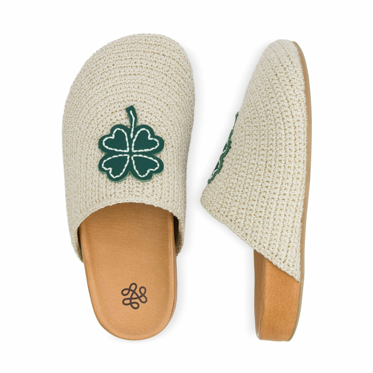 The Sak Bolinas Clog in Natural Clover Crochet