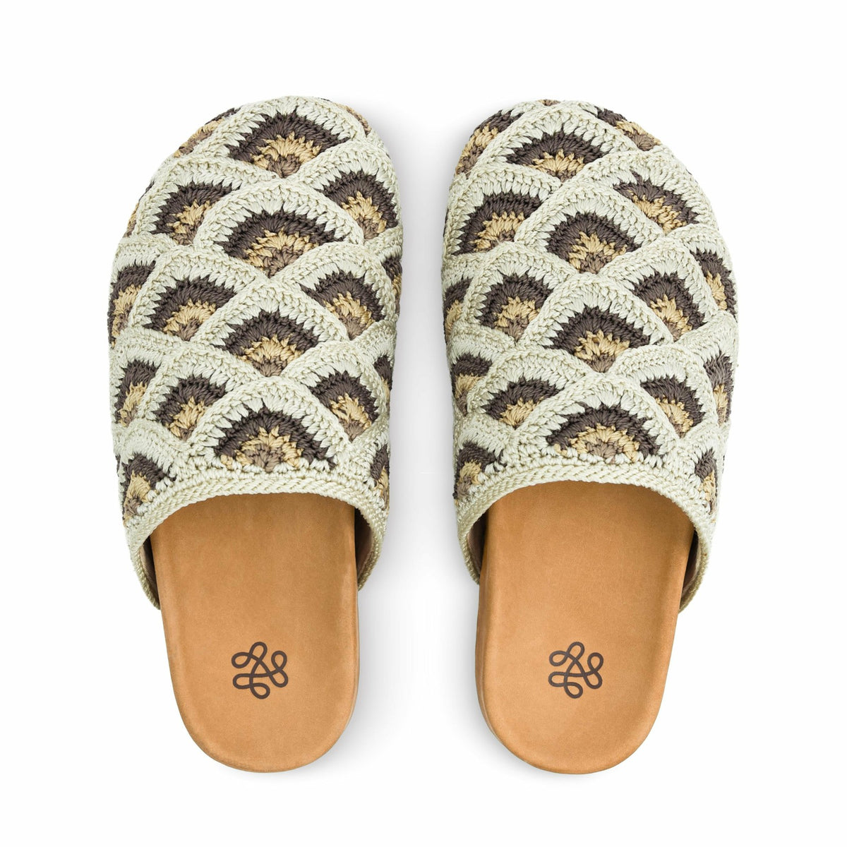 The Sak Bolinas Clog in Natural Mermaid Crochet