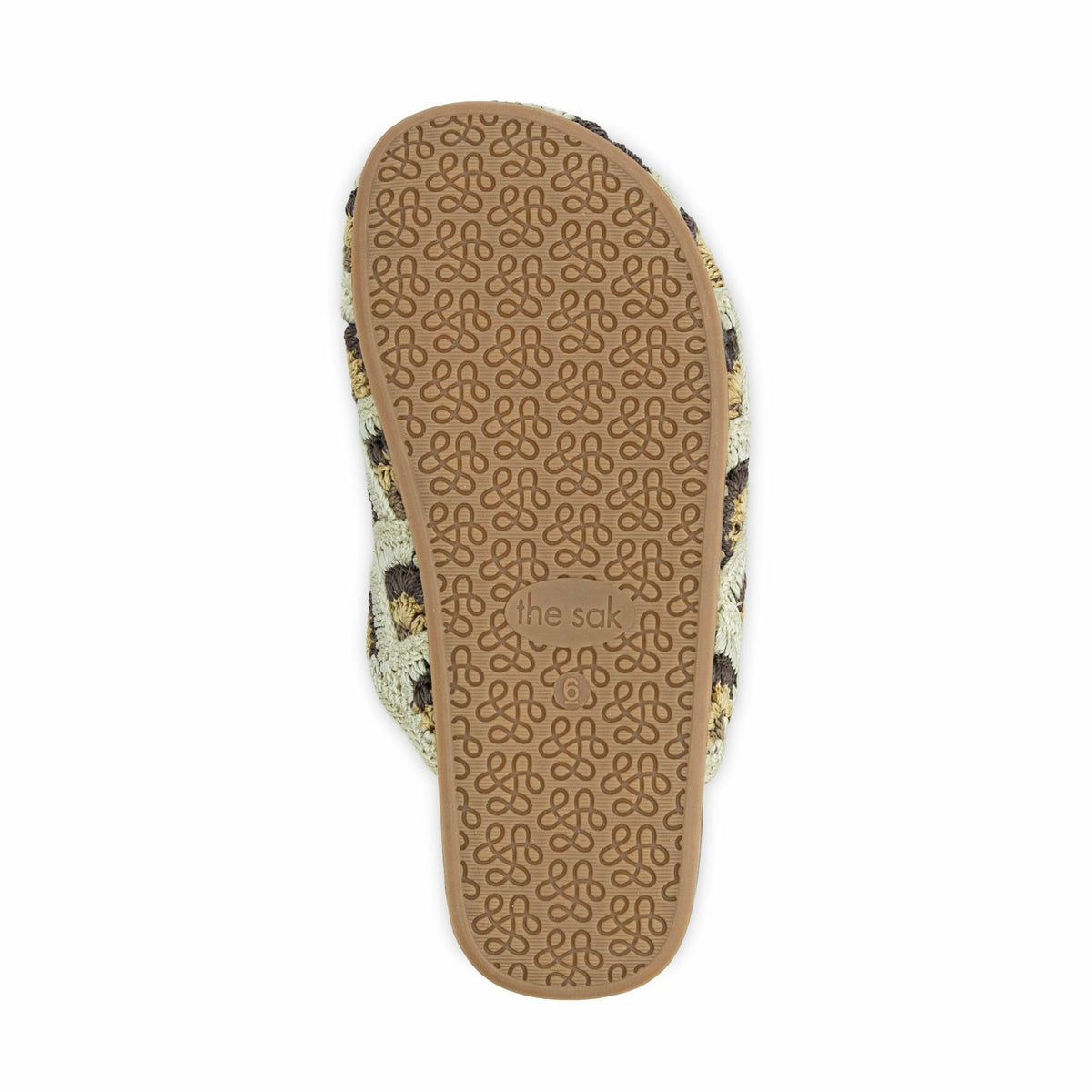 The Sak Bolinas Clog in Natural Mermaid Crochet