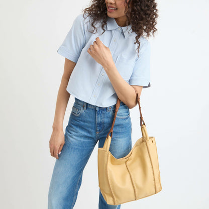 The Sak Los Feliz Medium Tote Bag in Buttercup Leather