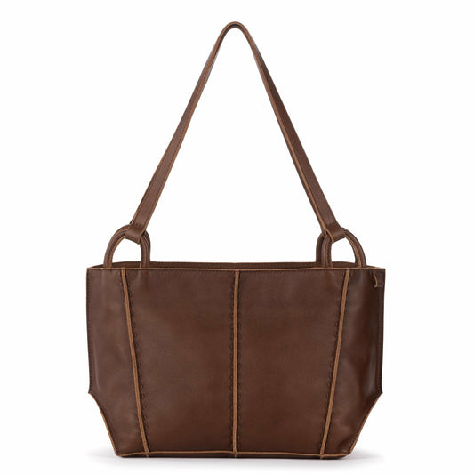 The Sak Los Feliz Satchel Bag in Whiskey Leather