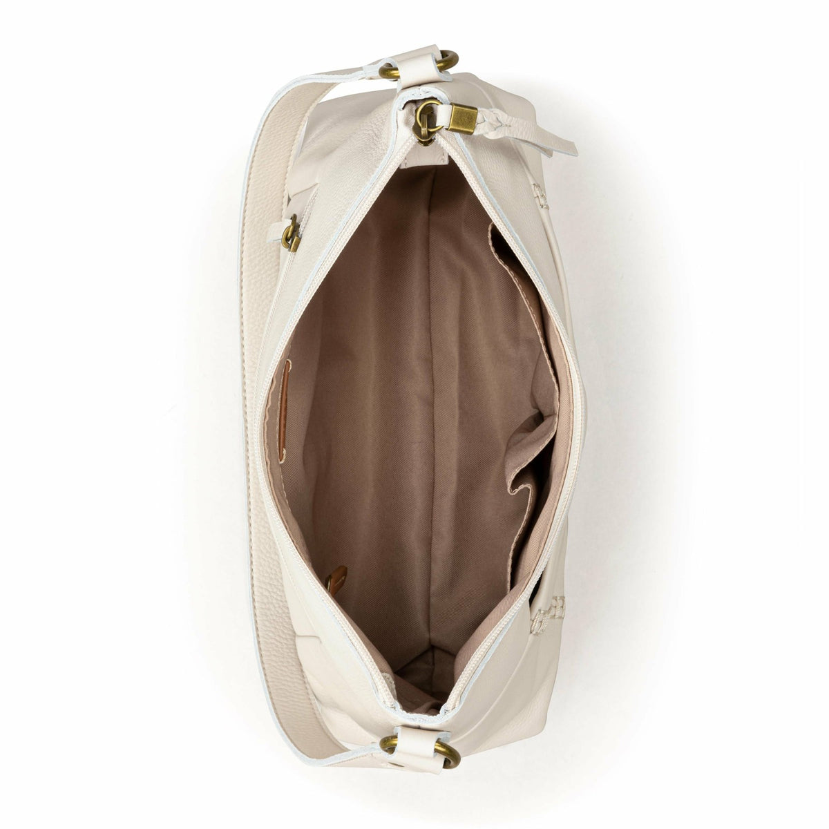 The Sak Melrose Shoulder Bag in Stone Leather
