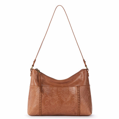 Tobacco Floral Embossed,Leather
