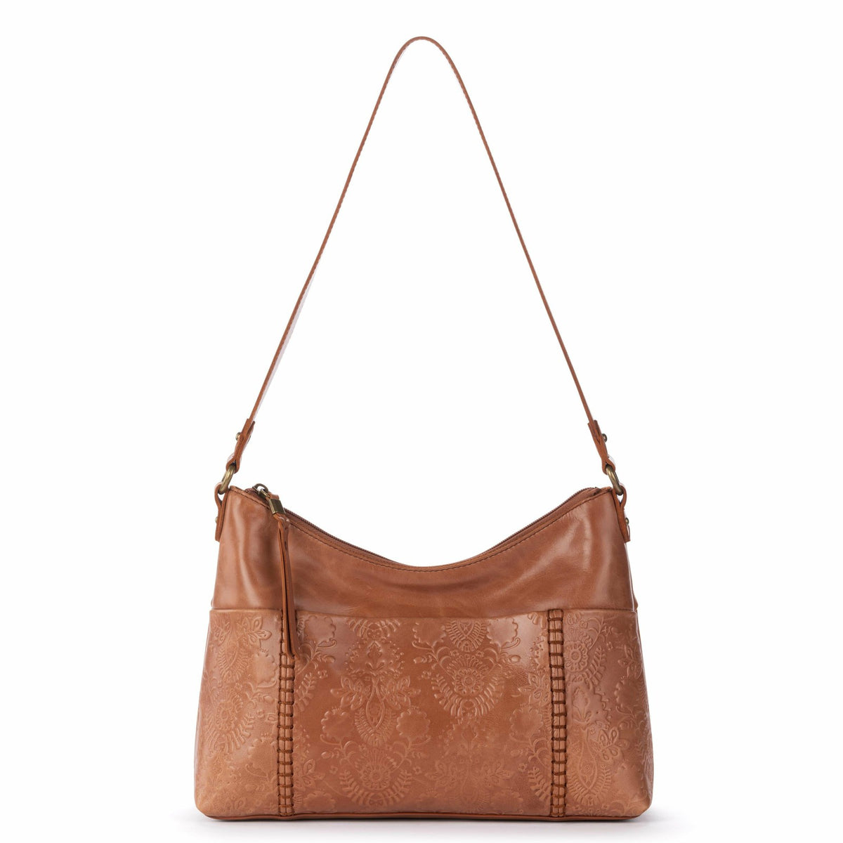 Tobacco Floral Embossed,Leather