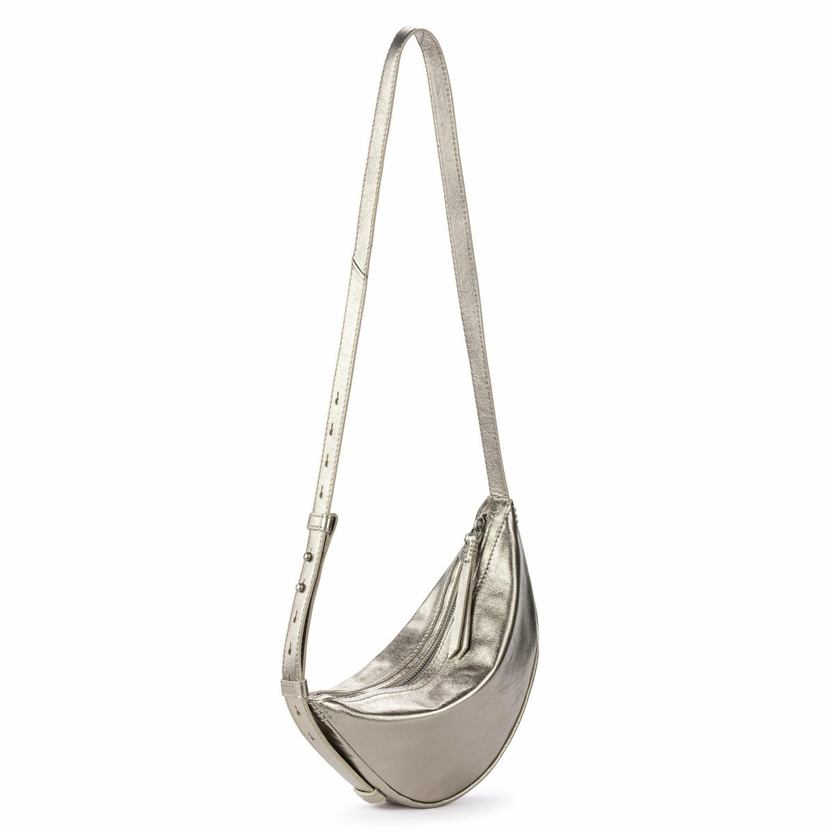 The Sak Tess Sling Bag in Pyrite Leather