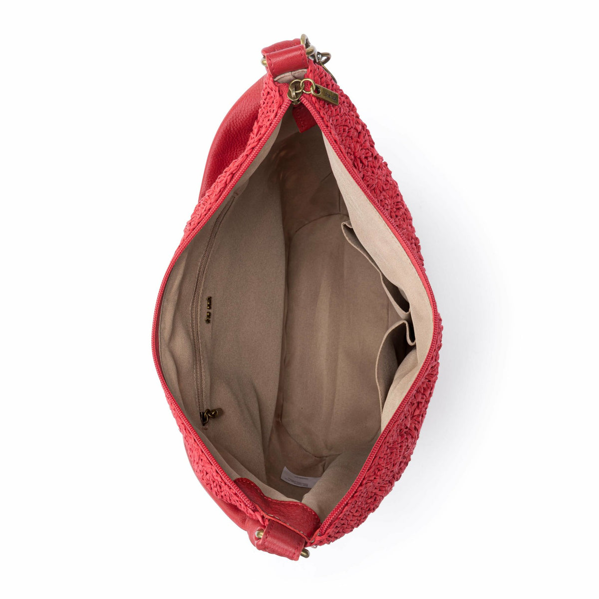 The Sak Sequoia Hobo Bag in Scarlet Primrose Straw