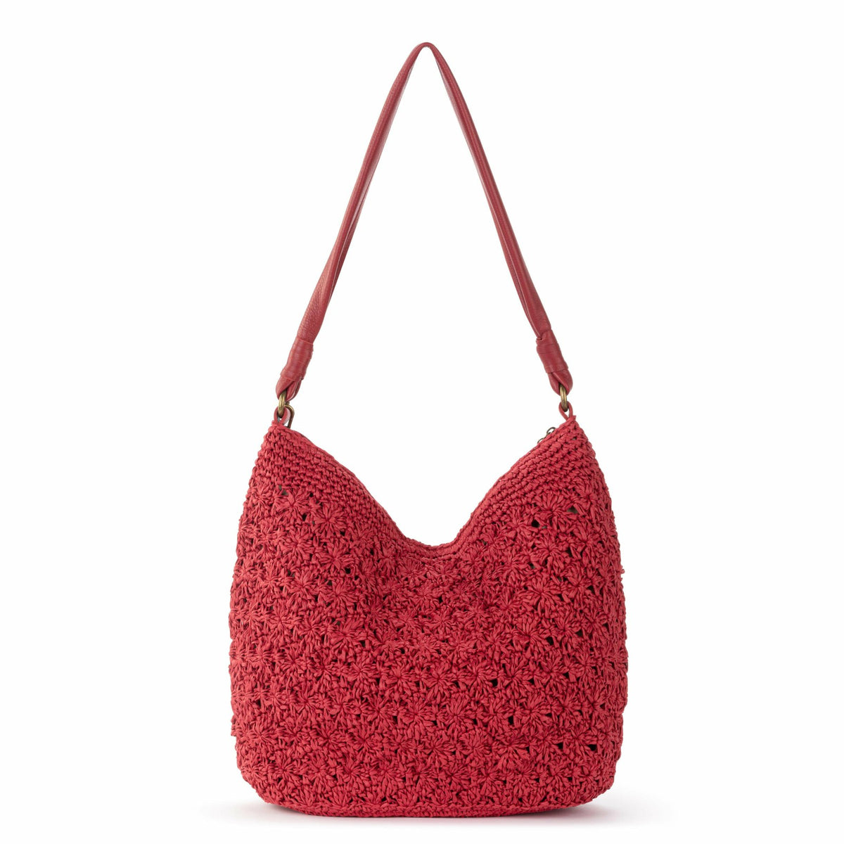 The Sak Sequoia Hobo Bag in Scarlet Primrose Straw