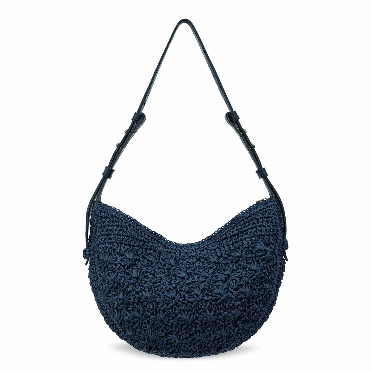 The Sak Tess Shoulder Bag in Denim Primrose Straw