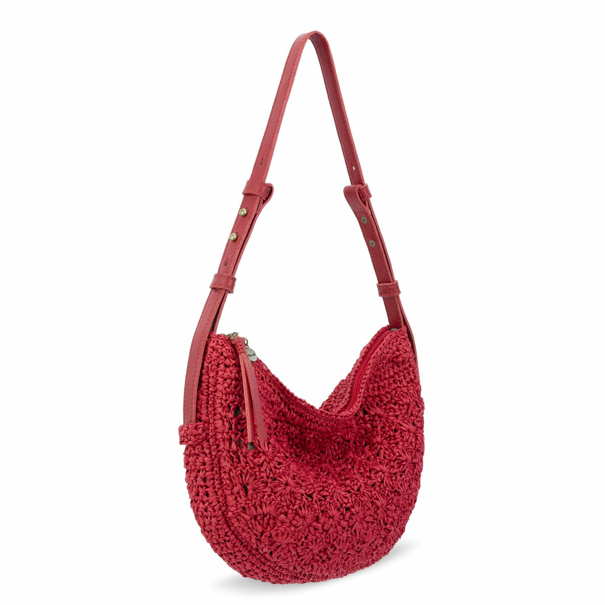 The Sak Tess Shoulder Bag in Scarlet Primrose Straw