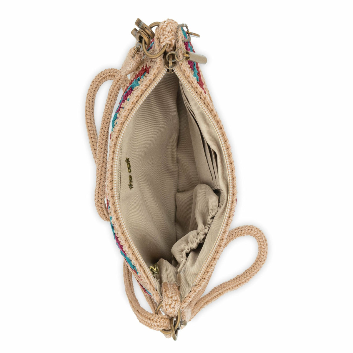 The Sak Vita Convertible Wristlet in Bamboo Mermaid Crochet
