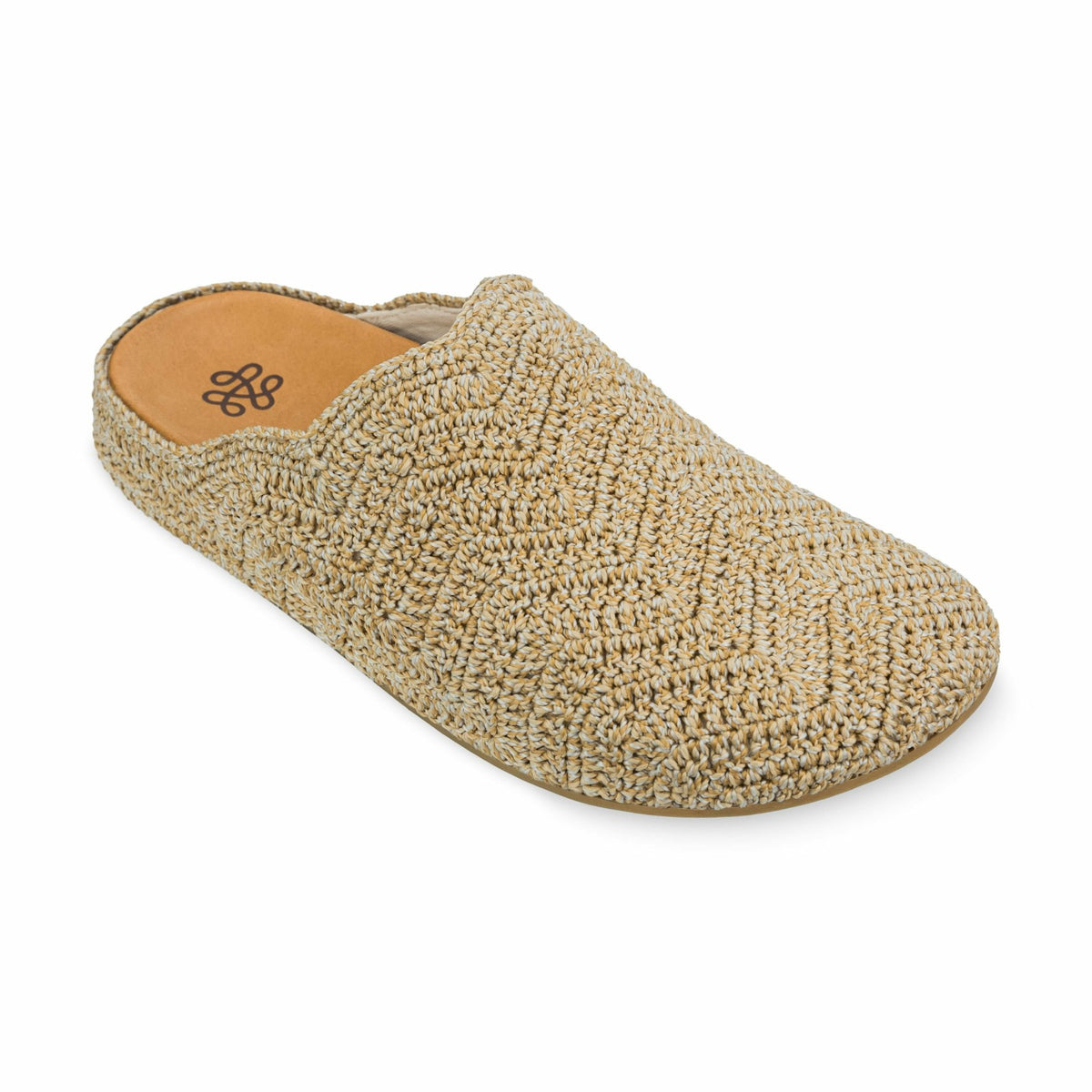 The Sak Bolinas Ripple Clog in Bamboo Static Crochet