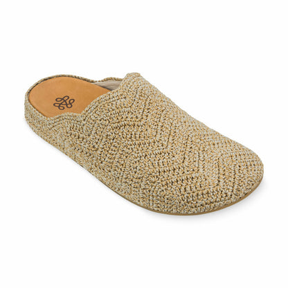 The Sak Bolinas Ripple Clog in Bamboo Static Crochet