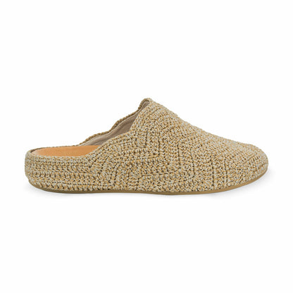 The Sak Bolinas Ripple Clog in Bamboo Static Crochet