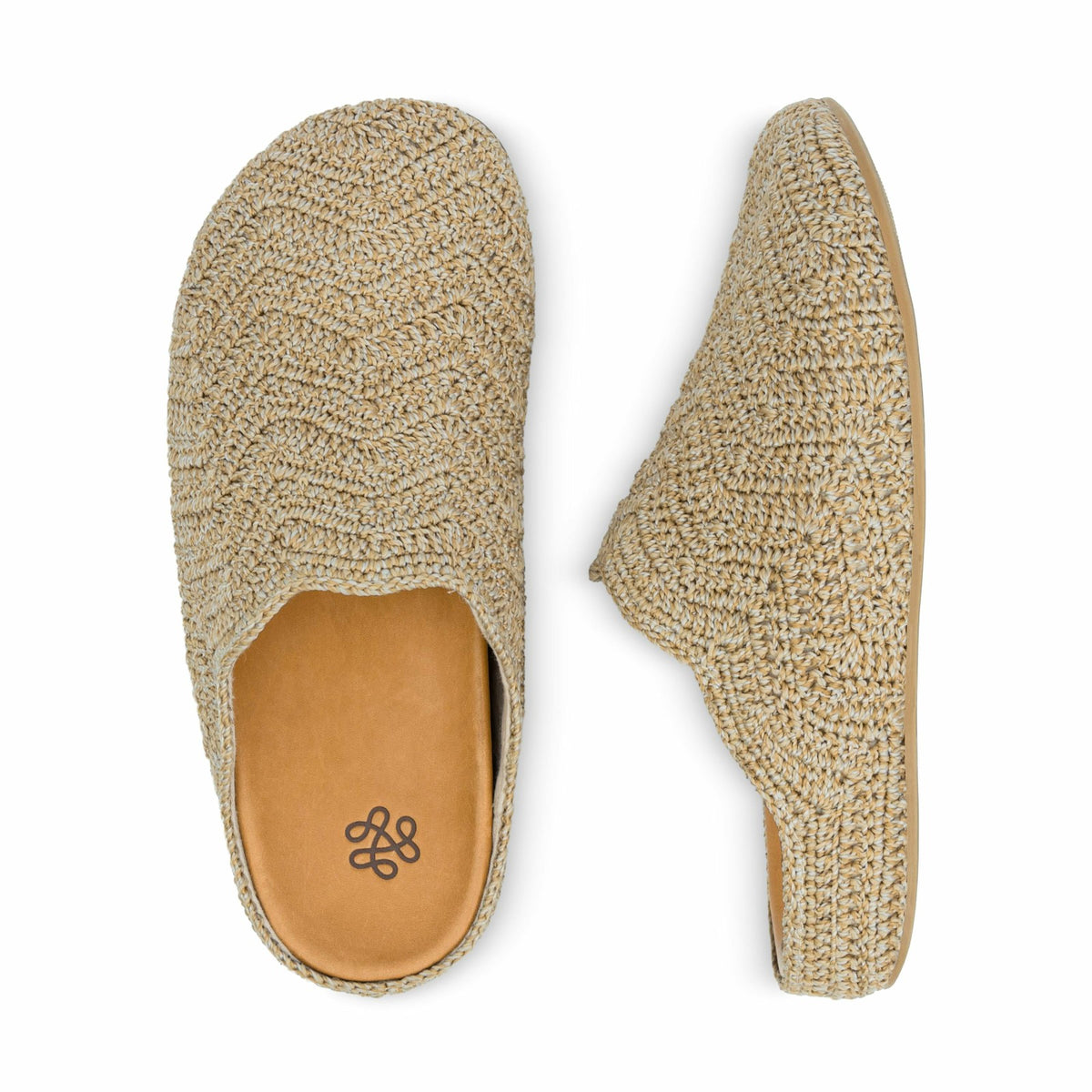 The Sak Bolinas Ripple Clog in Bamboo Static Crochet