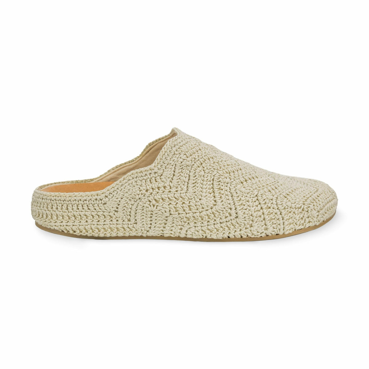 The Sak Bolinas Ripple Clog in Natural Ripple Crochet