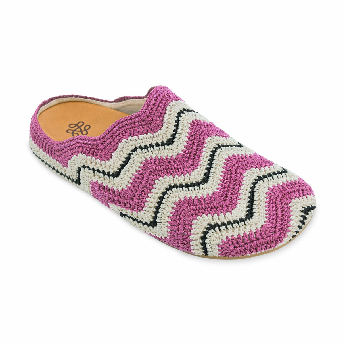 The Sak Bolinas Ripple Clog in Fuchsia Crochet