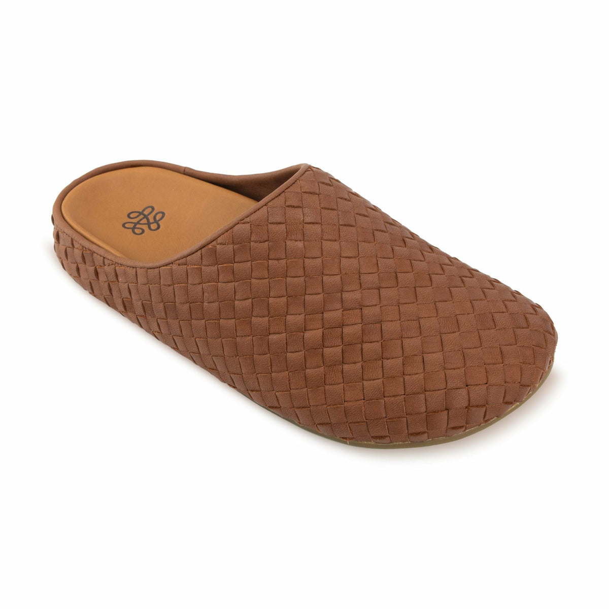 The Sak Bolinas Woven Clog in Woven Cognac Woven
