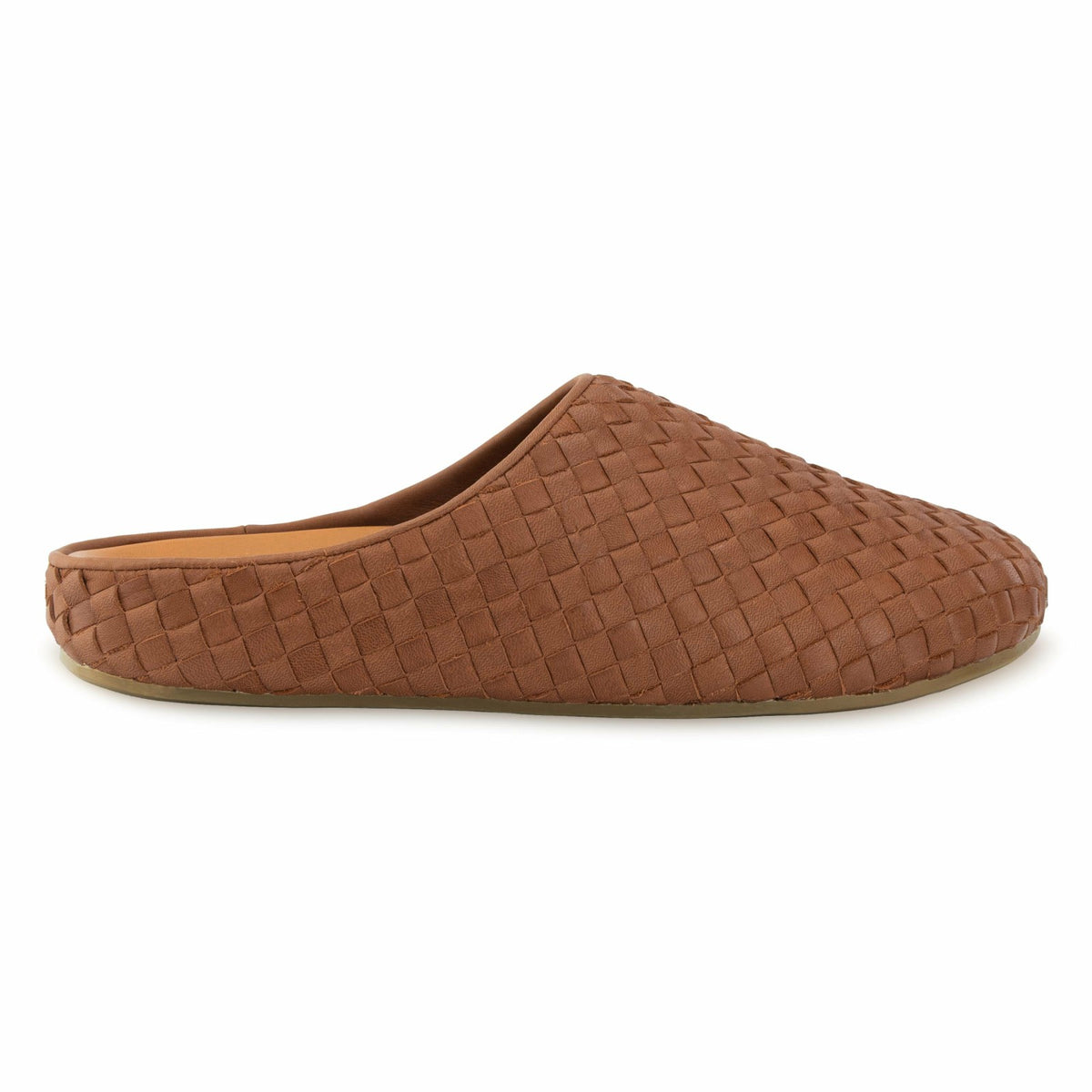 The Sak Bolinas Woven Clog in Woven Cognac Woven
