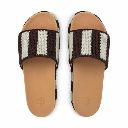Brown Stripe,6,Hand Crochet