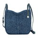 Denim Tonal Straw