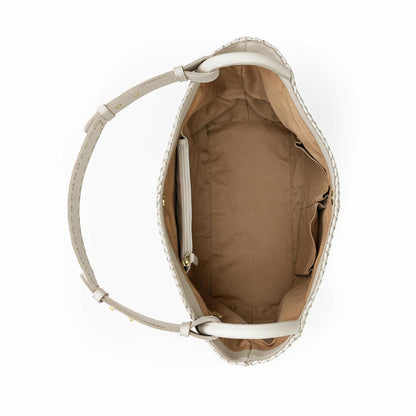 The Sak Los Feliz Medium Tote Bag in Stone Woven