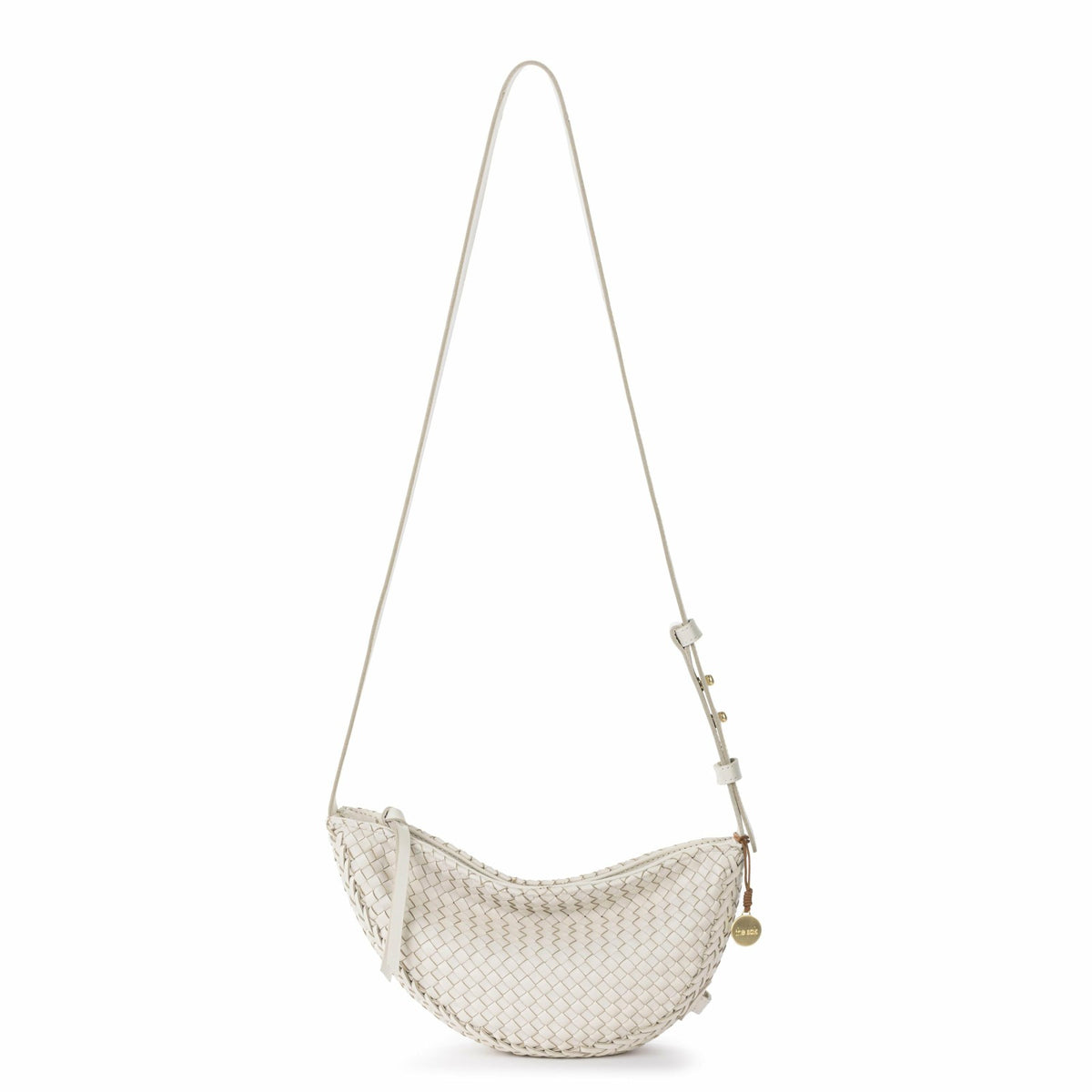 The Sak Tess Sling Bag in Stone Woven