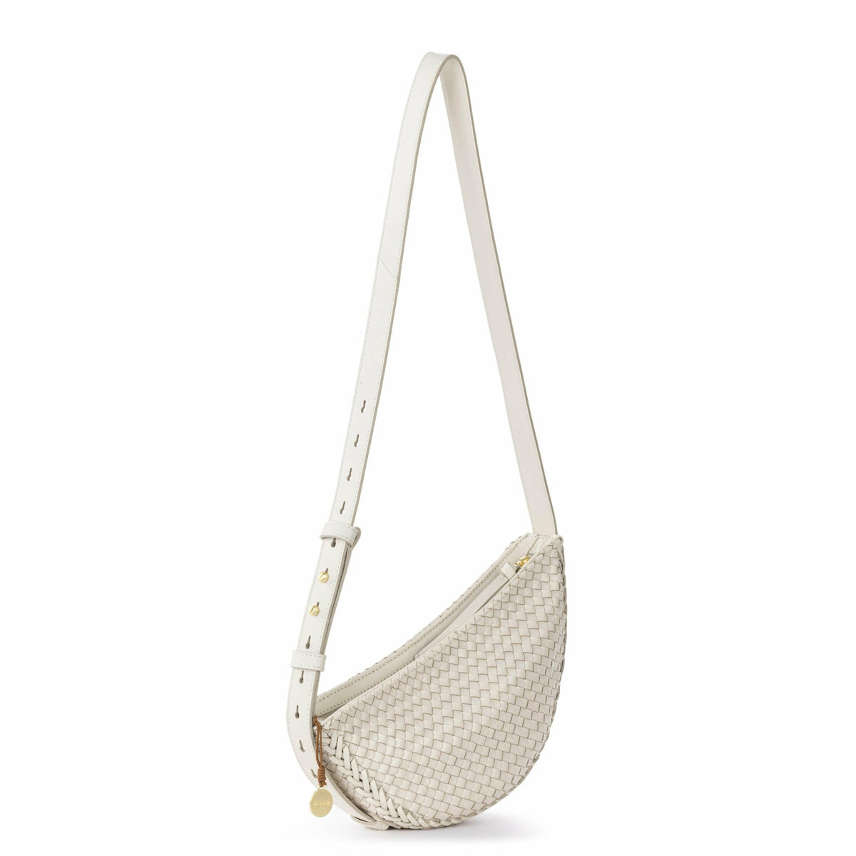 The Sak Tess Sling Bag in Stone Woven