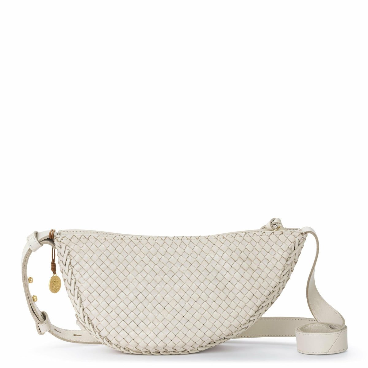 The Sak Tess Sling Bag in Stone Woven