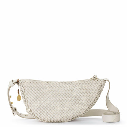 The Sak Tess Sling Bag in Stone Woven