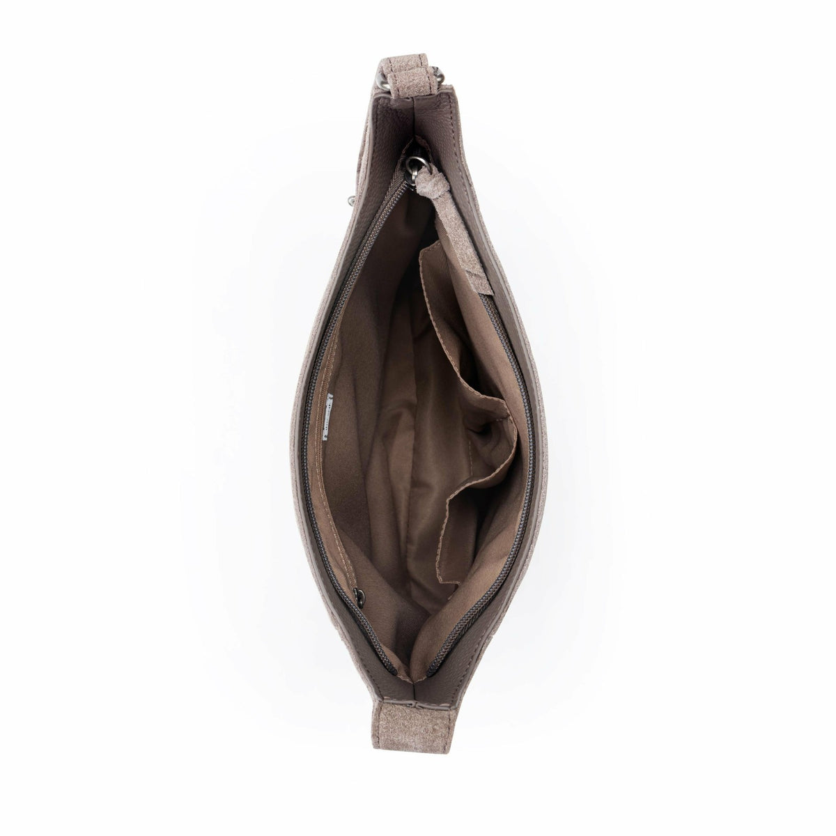 The Sak De Young Crossbody Bag in Mushroom Suede