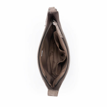 The Sak De Young Crossbody Bag in Mushroom Suede