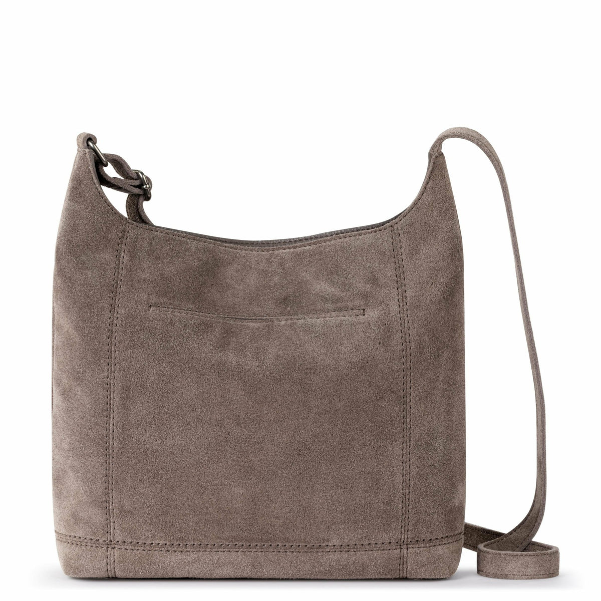 The Sak De Young Crossbody Bag in Mushroom Suede