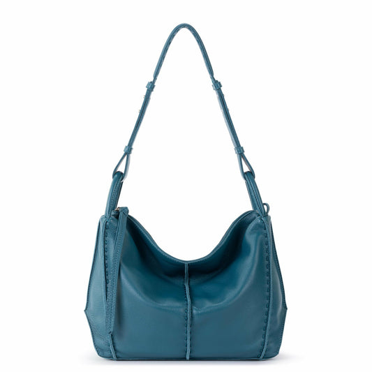 The Sak Los Feliz Hobo Bag in Deep Teal Leather