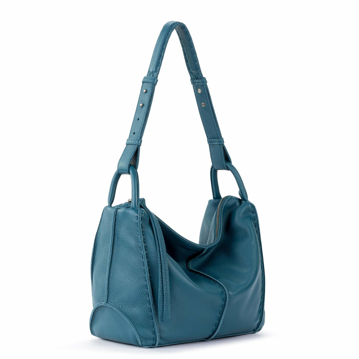The Sak Los Feliz Hobo Bag in Deep Teal Leather