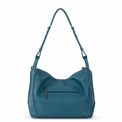 The Sak Los Feliz Hobo Bag in Deep Teal Leather