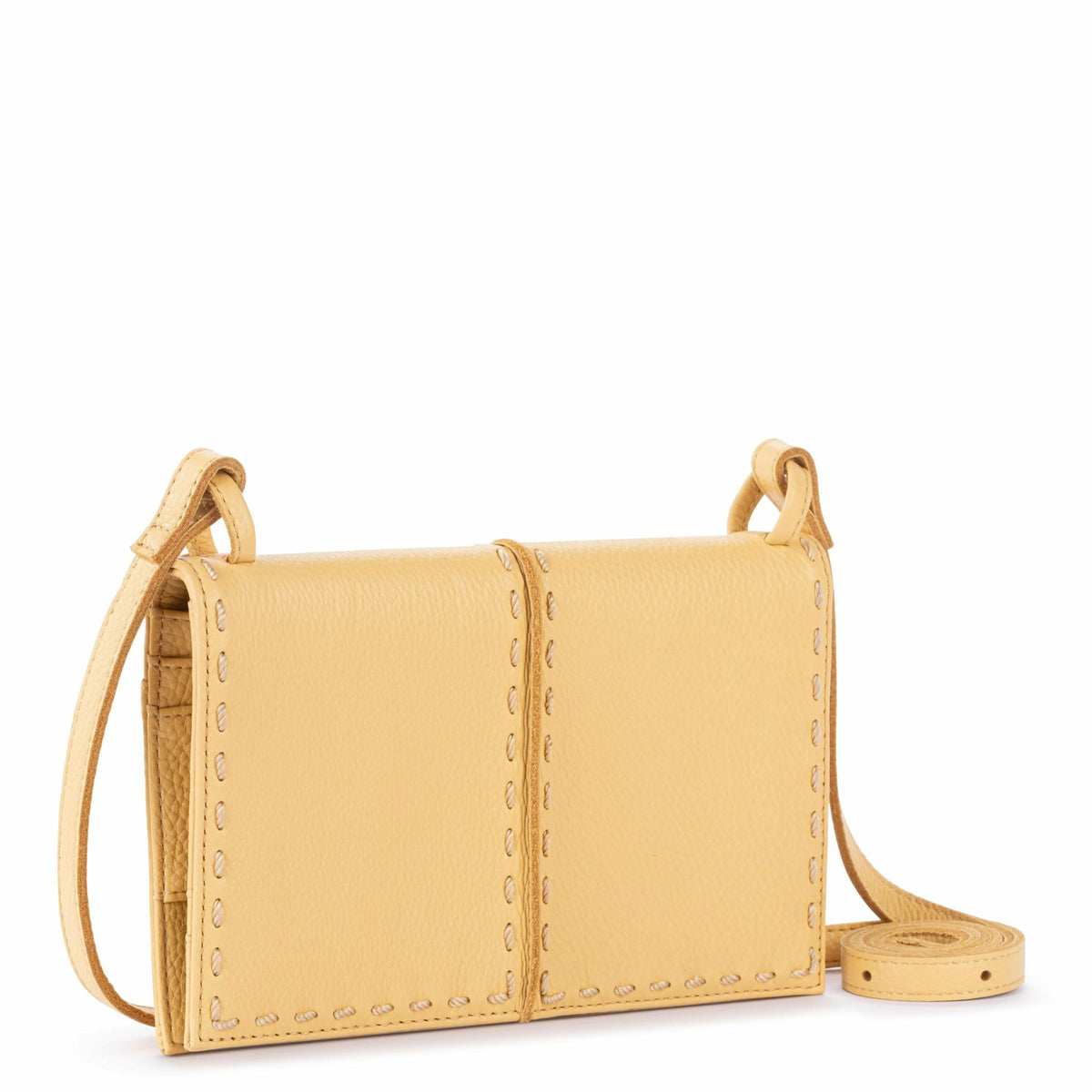 The Sak Los Feliz Phone Wallet in Buttercup Leather