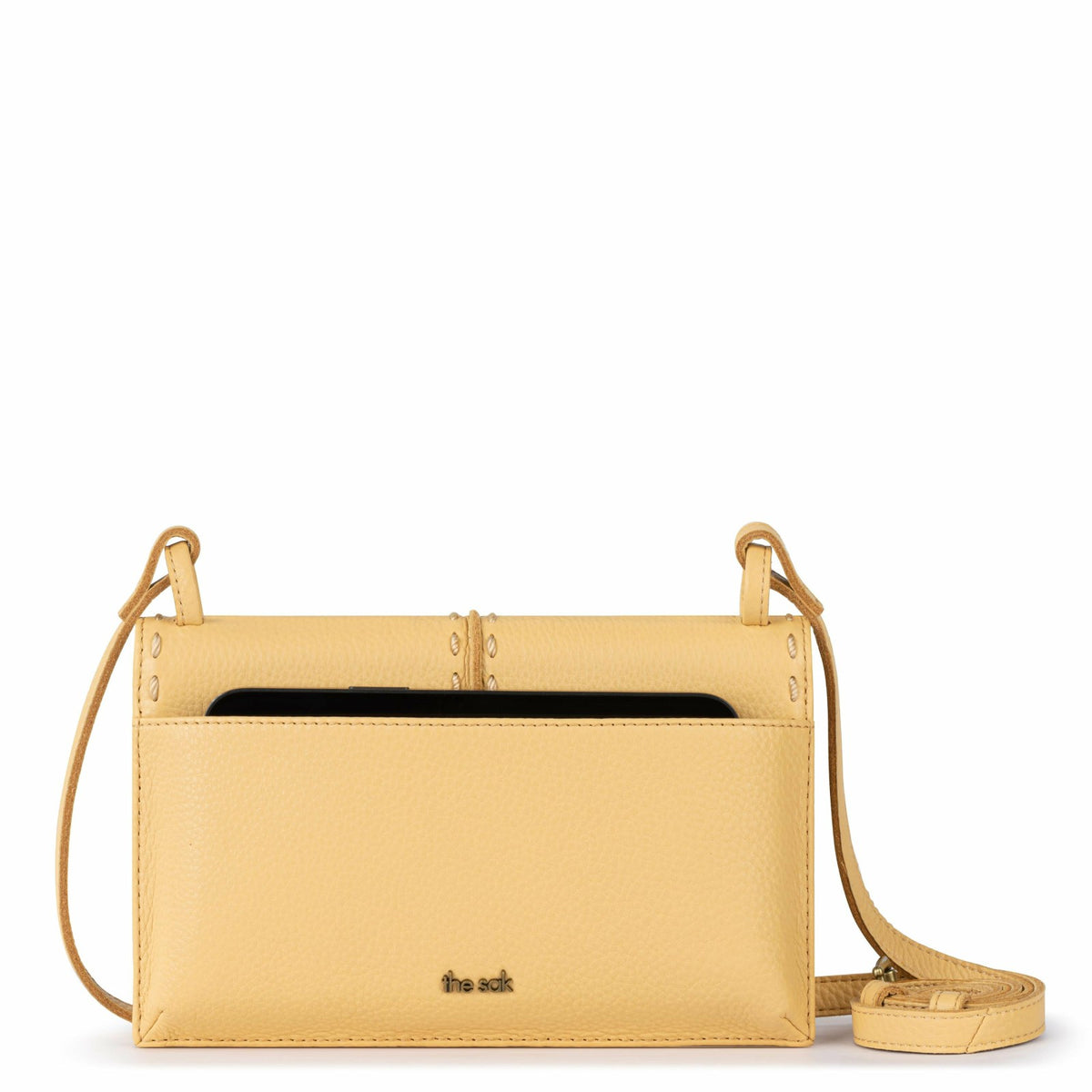 The Sak Los Feliz Phone Wallet in Buttercup Leather