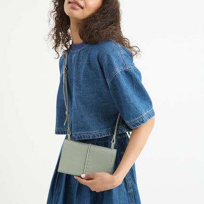 The Sak Los Feliz Phone Wallet in Meadow Leather