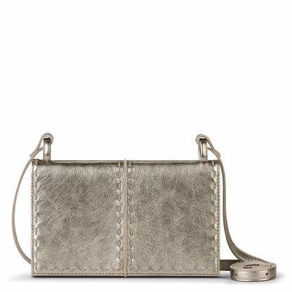 The Sak Los Feliz Phone Wallet in Pyrite Leather