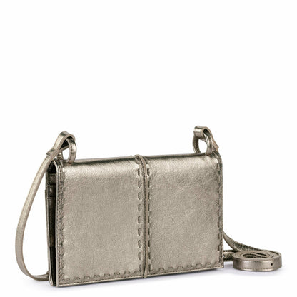 The Sak Los Feliz Phone Wallet in Pyrite Leather