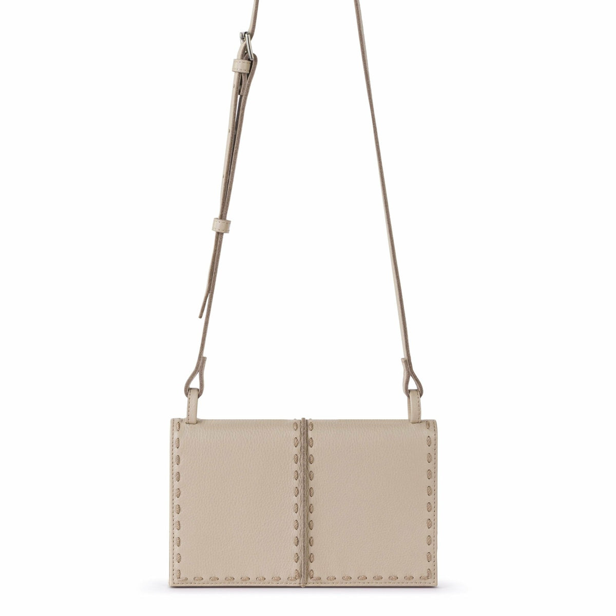 The Sak Los Feliz Phone Wallet in Sand Leather