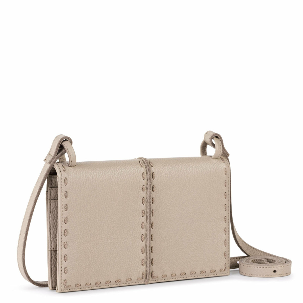 The Sak Los Feliz Phone Wallet in Sand Leather