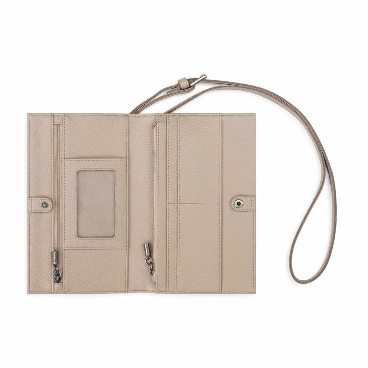 The Sak Los Feliz Phone Wallet in Sand Leather