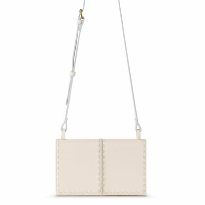 The Sak Los Feliz Phone Wallet in Stone Leather