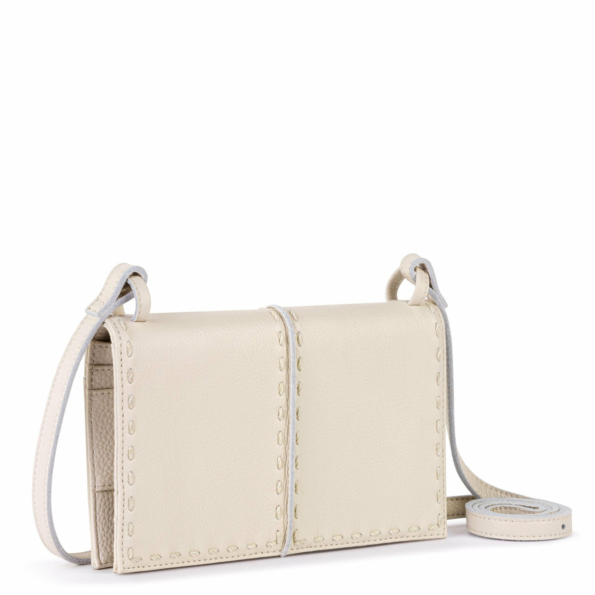 The Sak Los Feliz Phone Wallet in Stone Leather