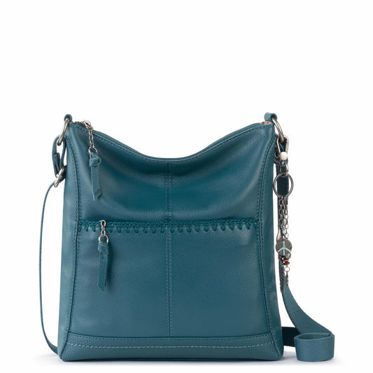 The Sak Lucia Crossbody Bag in Deep Teal Leather