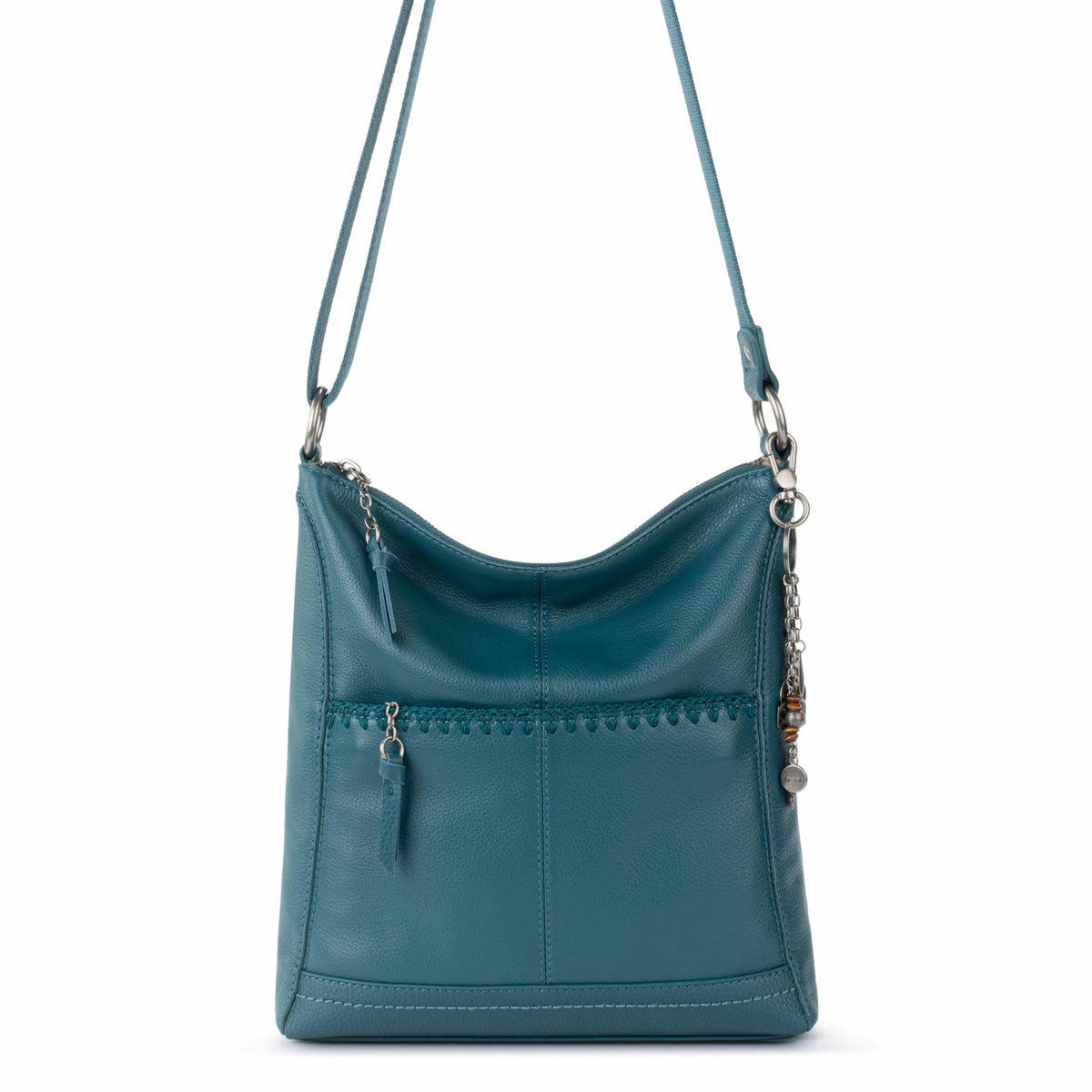 The Sak Lucia Crossbody Bag in Deep Teal Leather