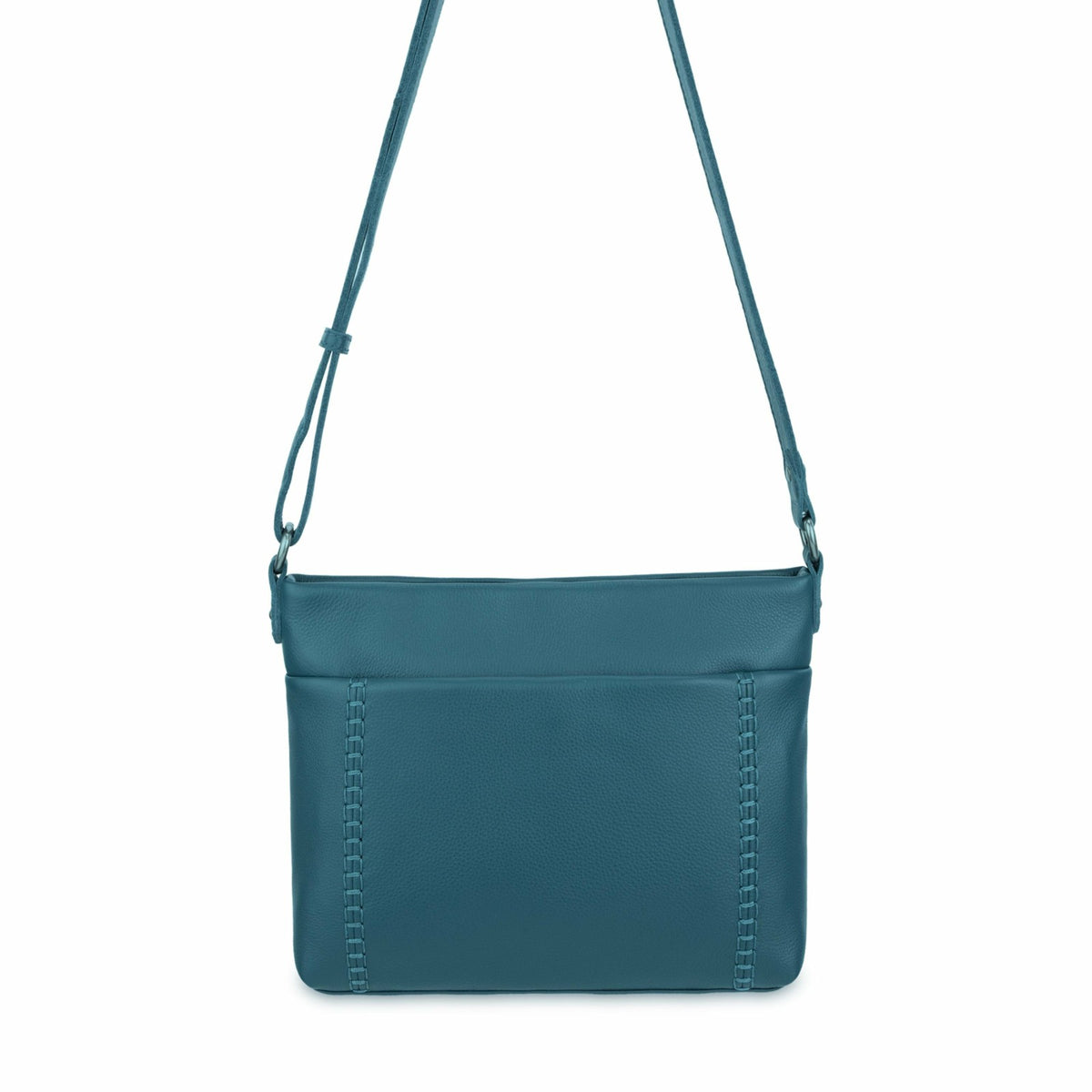 The Sak Melrose Crossbody Bag in Deep Teal Leather