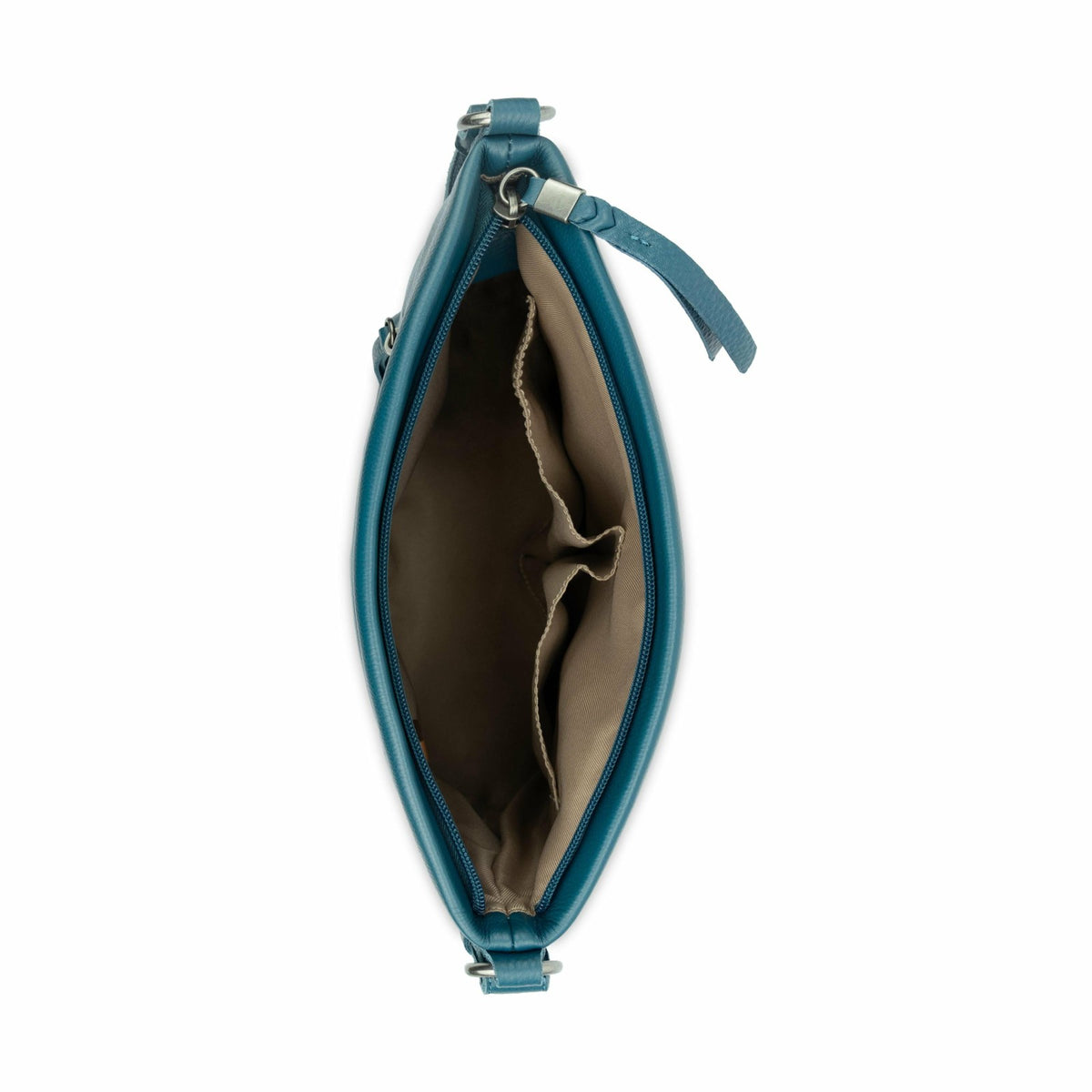 The Sak Melrose Crossbody Bag in Deep Teal Leather